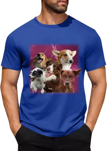 Miniatura 48 de Camisetas personalizadas para hombre, camiseta personalizada con fotos, imagen de mascota, camiseta unisex, diseña tu propio regalo divertido
