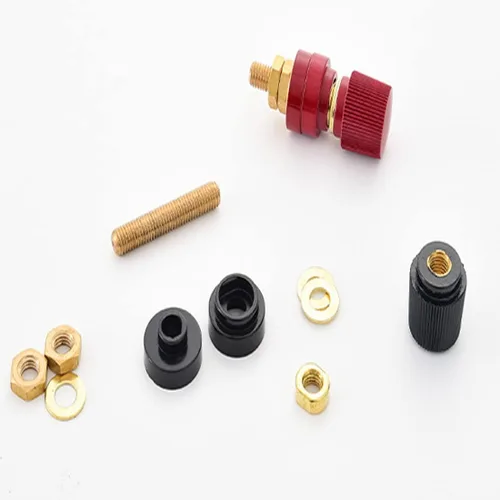 Miniatura 4 de SDTC Tech Paquete de 2 pernos de terminal de batería de cobre de 1/4 de pulgada M6 Kit de conectores de poste de conexión de energía para batería