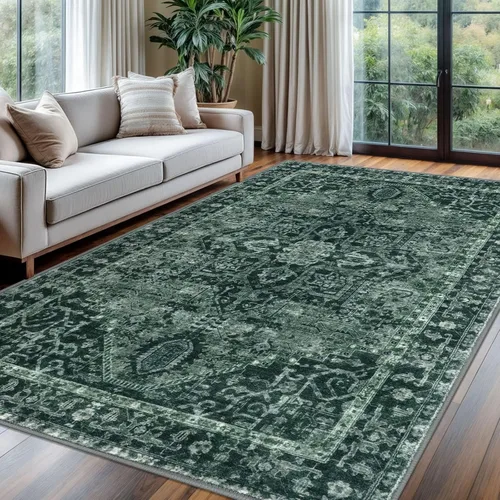 Miniatura 73 de KOZYFLY Alfombra Pequeña de Área 2x3 Pies Alfombras para Entrada Lavable Boho Alfombra de Entrada Antideslizante Tapete de Puerta Interior Entrada