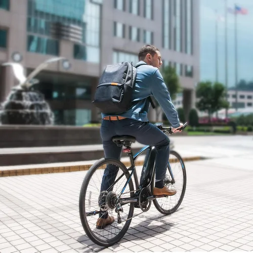 Miniatura 2 de EVERKI Mochila ligera para laptop con bolsillo oculto de 15.6 pulgadas, mochila de trabajo duradera para hombres, mochila de viaje de negocios