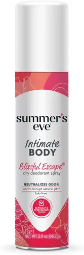 Summer's Eve Blissful Escape Daily Refrescante Spray femenino, 2 onzas