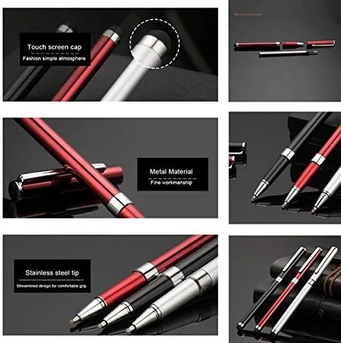 Miniatura 2 de Tek Styz PRO Stylus + Pen compatible con Samsung Galaxy A23 con alta sensibilidad táctil personalizada y tinta negra, paquete de 3