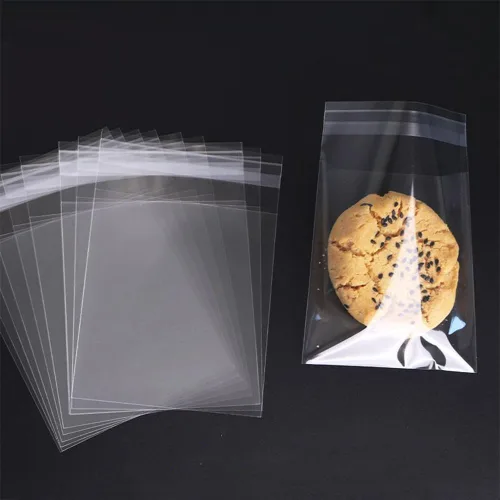Miniatura 4 de Bolsas autoprotectoras pequeñas de cristal de 3 x 4 pulgadas, bolsas de celofán resellables transparentes para tarjetas de galletas de caramelo