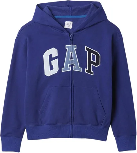 Miniatura 28 de GAP Sudadera con capucha y cremallera completa con logotipo para niños