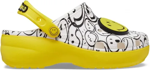 Miniatura 4 de Crocs Zappos Print Lab SmileyWorld Classic Platform Clog