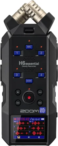 Miniatura 8 de Zoom H6essential - Paquete de grabadora de audio portátil de 6 pistas y 32 bits con parabrisas WSH-4E (H6essential + Parabrisas)