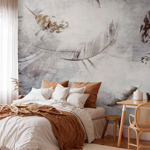 Miniatura 20 de artgeist Mural de pared de plumas de 98 x 69 pulgadas, tamaño XXL, no tejido, de forro polar, para decoración de pared, impresión fotográfica, #10