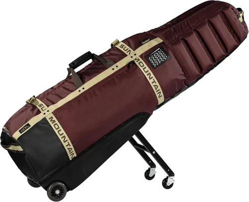Miniatura 13 de Sun Mountain ClubGlider Meridian Bolsa de Viaje de Golf - Sistema de Rodamiento de 4 Ruedas, Patas Extensibles y Retráctiles para Transporte Fácil
