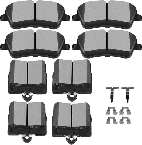 Miniatura 25 de SCITOO - Juego de pastillas de freno de cerámica, 8 pastillas de freno para BMW 740i 1995, 1997-2001, BMW 740i, 1995-2001 para BMW 740iL, 2000-2003