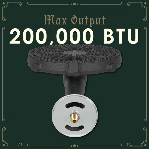 Miniatura 4 de Concord Banjo, cabezal de quemador de 10 pulgadas