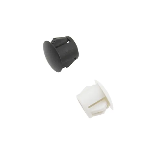 Miniatura 3 de 40 tapones de plástico de 0.394 in/0.4 pulgadas, tipo empotrado, tubo de orificio de bloqueo a presión para muebles, postes de esgrima, tapas