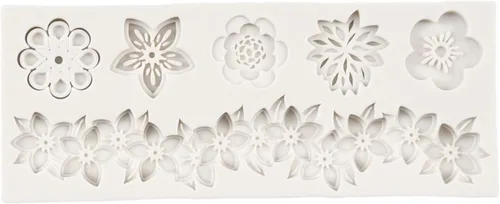 Miniatura 7 de Moldes barrocos de fondant de encaje de flores, moldes de silicona para curvas, molde de alivio de volutas para decoración de pasteles, decoración