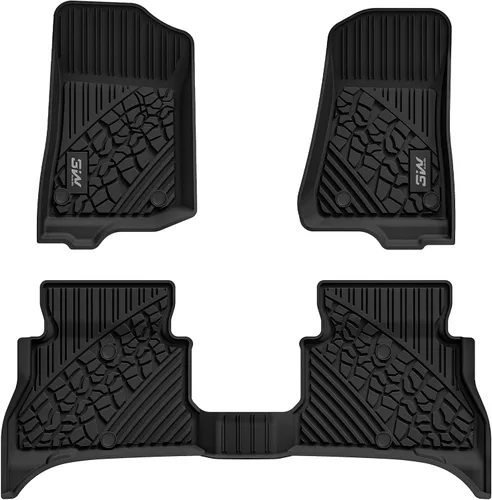 Miniatura 22 de 3W Forro de carga de ajuste personalizado para Jeep Wrangler 4XE 2021 2022 2023 2024 2025 híbrido de 4 puertas (No JL ni JK), tapete de maletero