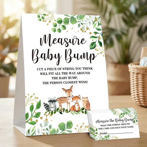 Miniatura 10 de DETIHO Tarjetas de juego de dinosaurio para baby shower, 1 letrero de sugerencia de nombre de bebé con 50 tarjetas de relleno, juego de fiesta