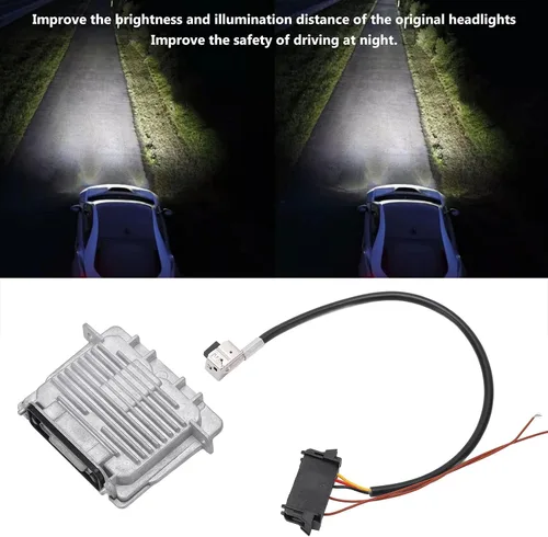 Miniatura 3 de ARAMOX Módulo de control de faros delanteros de xenón, conector de balasto de faros delanteros 89089352 de repuesto para Grand Cherokee 2014‑2020