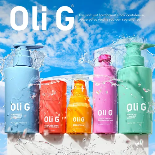 Miniatura 7 de Oli G Total Refresh - Acondicionador diario ligero para todo tipo de cabello, con aceite de marula, manteca de karité, proteínas botánicas