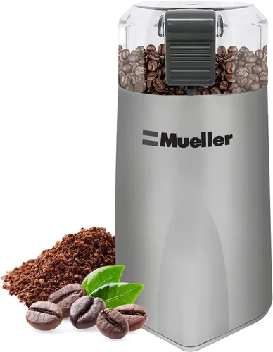Miniatura 8 de Mueller Living - Molinillo de café eléctrico para especias, nueces, hierbas y granos de café, hoja afilada, acero inoxidable, color negro