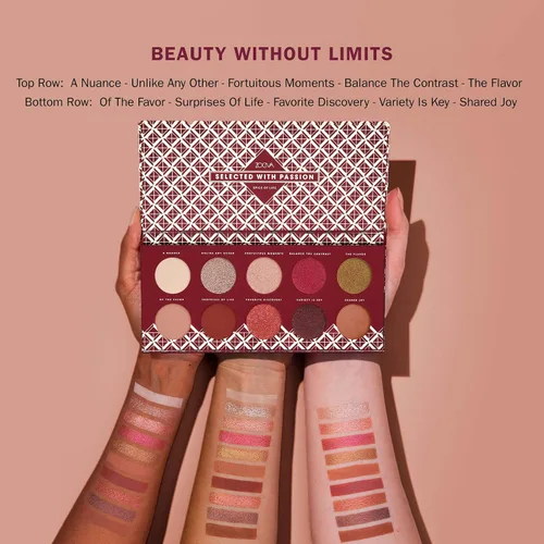 Miniatura 3 de ZOEVA Spice of Life Paleta de sombras de ojos – 10 sombras de ojos altamente pigmentadas, tonos neutros a atrevidos, brillantes, mate, acabados