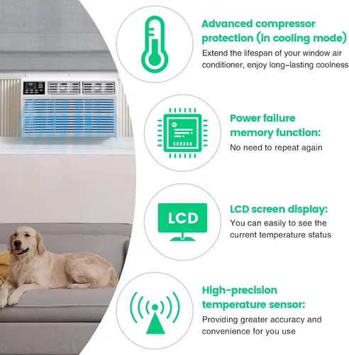 Miniatura 4 de briidea - Toma de temperatura controlada, salida de termostato compatible con aire acondicionado de ventana, calentadores de espacio, ventiladores