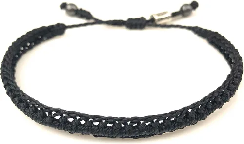 Miniatura 44 de Rumi Sumaq Pulseras de Orgullo y Bandera del País con Atadura de Tirón — Pulseras Macramé Trenzadas a Mano, Nudo de Pescado y Trenzadas Ajustables