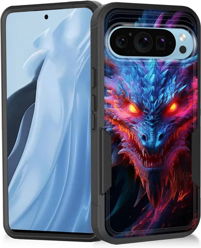 Miniatura 55 de Funda para Pixel 7a, resistente de doble capa híbrida de policarbonato duro de goma suave a prueba de golpes para Google Pixel 7A 6.1 pulgadas