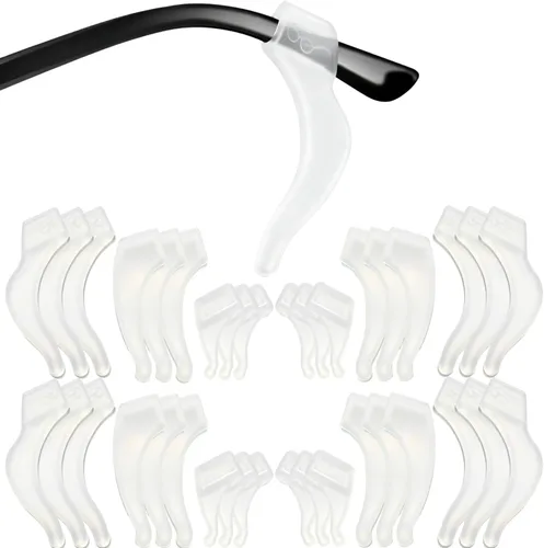 Miniatura 11 de 3 Sizes Silicone Eyeglass Ear Grips – Anti-Slip Hooks for Sports & Reading Glasses