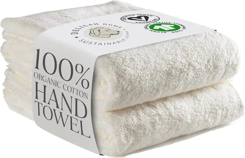 Miniatura 36 de Delilah Home Toallas de baño de algodón turco, suaves y absorbentes, 100% orgánicas, tejido grueso de 700 GSM, suaves para pieles sensibles, 6