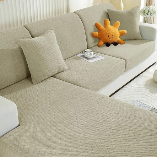 Miniatura 100 de YEMYHOM 【Liquidación】 Fundas Elásticas para Cojines de 1 Pieza, Fundas de Cojín de Asiento para Sofá y Silla, Funda Suave de Sofá de Repuesto