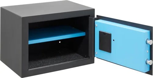 Miniatura 4 de ARREGUI Blue 650120 - Caja fuerte de acero con cerradura electrónica, 9.8 x 13.8 x 9.8 in, 18 L, caja fuerte para el hogar y el hogar, teclado