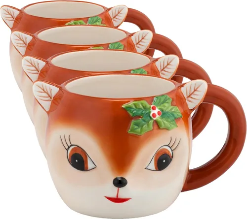 Miniatura 11 de Taza de muñeco de nieve de 16 oz Papá Noel
