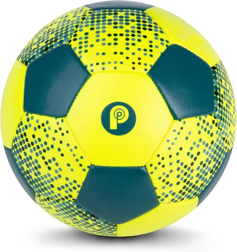 PP PICADOR Balón de fútbol oficial de tamaño 5 para adultos jóvenes, entrenamiento de fútbol para deportes al aire libre e interior con bomba