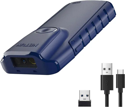 Miniatura 8 de NETUM Escáner de código de barras Bluetooth 1D, lector de código de barras CCD portátil pequeño 3 en 1, lector de código de barras CCD automático