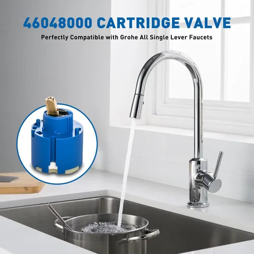 Miniatura 5 de Reemplazo para Grohe 46048000 Single Handle - Válvula mezcladora de cerámica (1.811 in)