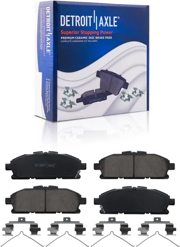 Miniatura 29 de Detroit Axle - Pastillas de Freno Delantero para Mercedes- Benz C230 C250 C300 SLK250, Pastillas de Freno Cerámica w/Reemplazo de Hardware