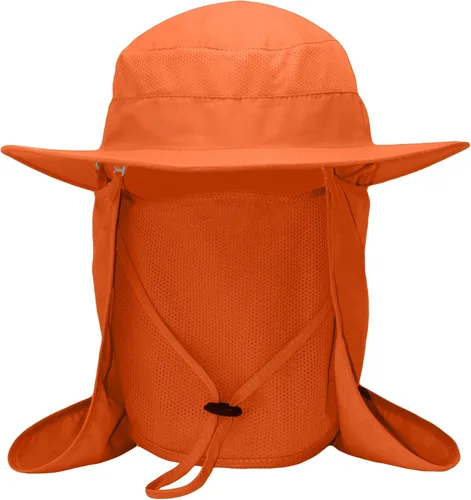 Miniatura 4 de Sombrero de pesca Sun Bonnie para hombres y mujeres, protección UV, gorra ligera, ala ancha, solapa desmontable para el cuello y cubierta facial