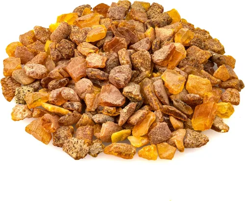 Miniatura 12 de Piedras ámbar pulidas y crudas 100% naturales del Báltico Chips Resina Ambar Piedra para manualidades de joyas y cuentas sueltas (sin agujeros)