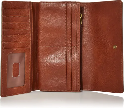 Miniatura 5 de Fossil Logan RFID - Cartera de piel con solapa para mujer talla única