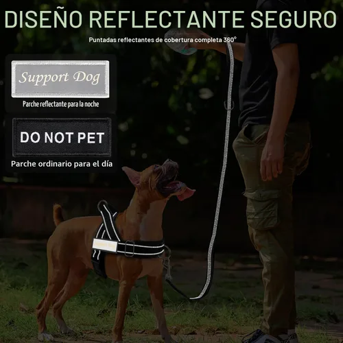 Miniatura 6 de Juego de arnés y correa para perro Lukove sin tirones - Arnés de chaleco para perros resistente con acolchado suave para perros medianos y grandes