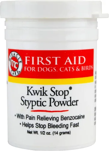 Miniatura 7 de Miracle Care Kwik Stop hisopos de gel astrintente para perros, gatos y pájaros, 3 aplicadores de un solo uso, acción rápida para detener la sangre
