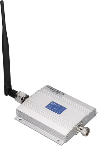 Amplificador de teléfono celular, repetidor de amplificador de teléfono móvil con antena de ventosa de 32.8 ft y antena pequeña, área de cobertura