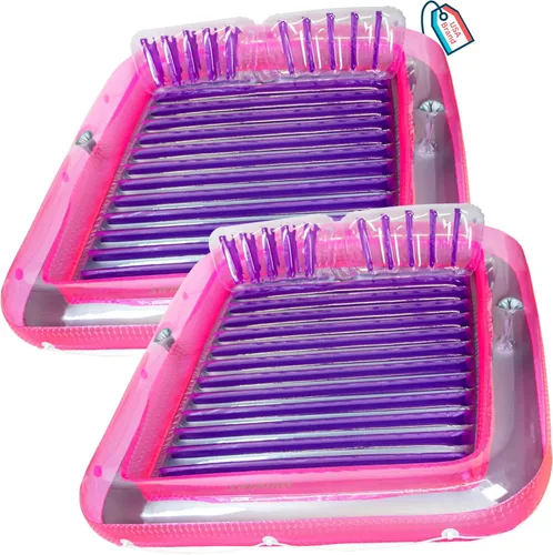 SWIMLINE Tumbona de bronceado, tumbona inflable clásica para broncearse con almohada ajustable, 71" de largo - Tumbona flotante al aire libre para