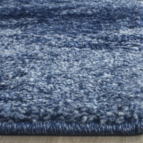 Miniatura 2 de SAFAVIEH Retro Collection - Alfombra de área de 2 x 3 pies, azul claro y azul, no desprende pelusa y fácil de limpiar, ideal para sala de estar
