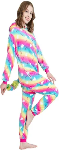 Miniatura 5 de Pijama unisex de una pieza de unicornio para adultos, disfraz de Halloween