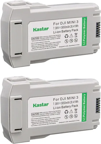 Miniatura 3 de Kastar Paquete de 1 batería Plus 7.38V 3850mAh 28.41Wh repuesto para DJI Intelligent Flight Mini 3 Drone, Mini 3 Pro Drone, Mini 4 Pro Camera Drone