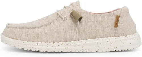 Miniatura 2 de Hey Dude Wendy Chambray - Mocasines con cordones para mujer, cómodos y ligeros