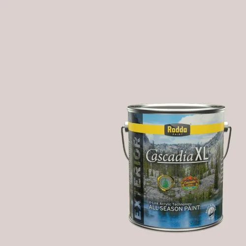 Miniatura 108 de Rodda Paint CASCADIA XL Pintura e imprimación satinada para exteriores en uno, cuarto de galón, Metropolis Mood
