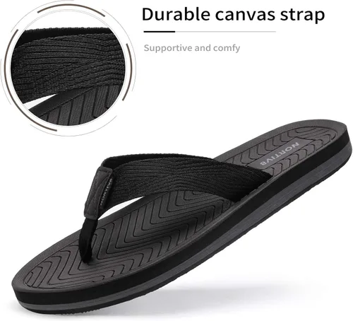 Miniatura 2 de NORTIV 8 Chanclas para hombre, cómodas y ligeras, zapatos de playa