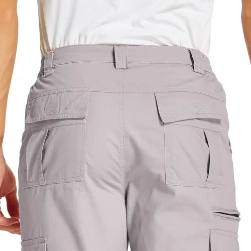 Miniatura 6 de Pantalones cargo clásicos de algodón casual para hombre con 7 bolsillos