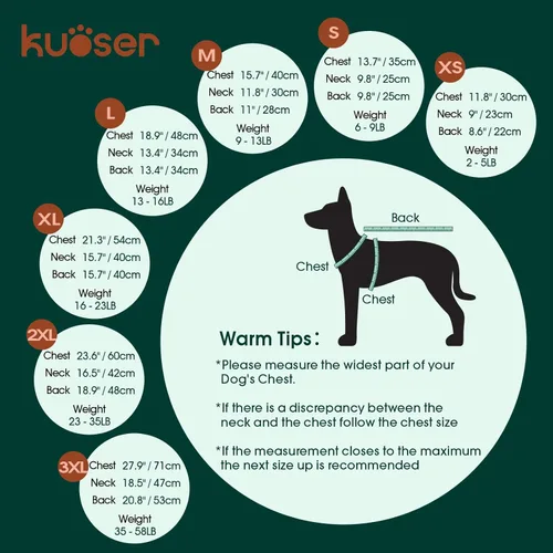 Miniatura 3 de Kuoser Suéter grande para perro, suéteres de punto de cuello alto para perros grandes, rayas coloridas, chaleco de punto para mascotas, ropa cálida