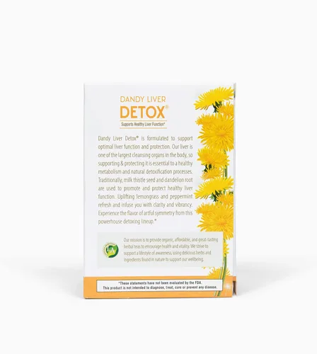 Miniatura 4 de Lifestyle Awareness Tés, té de desintoxicación de hígado Dandy sin cafeína, 20